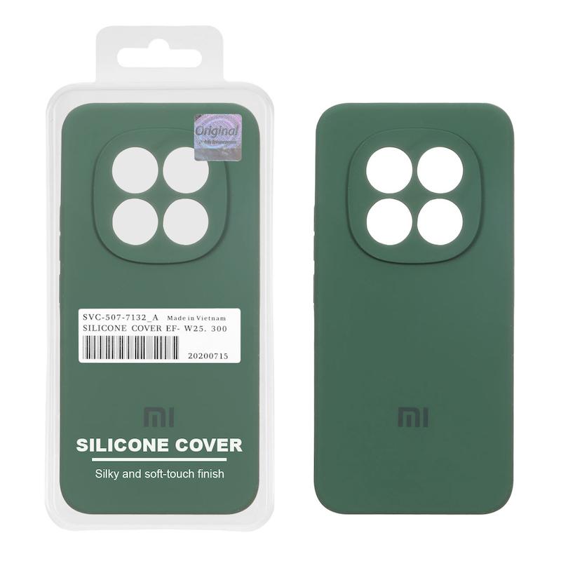 قاب گوشی Redmi Note 15 Pro Plus شیائومی سیلیکونی اورجینال پاک کنی درجه یک زیربسته سبز کد 106983