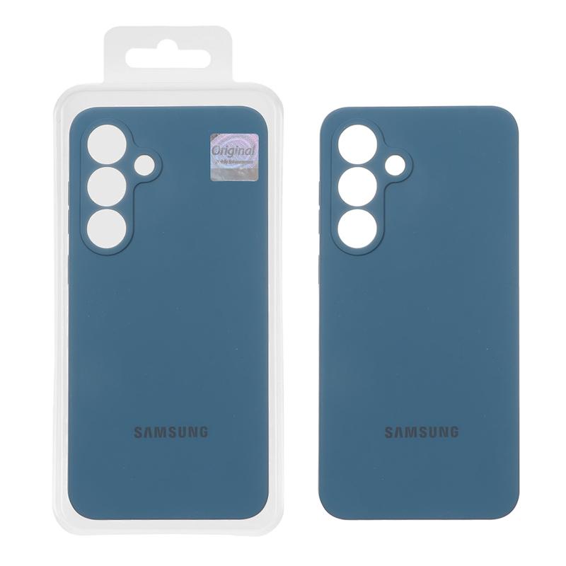 قاب گوشی Galaxy S25 FE سامسونگ سیلیکونی اورجینال پاک کنی درجه یک زیربسته سبز کله غازی کد 106991