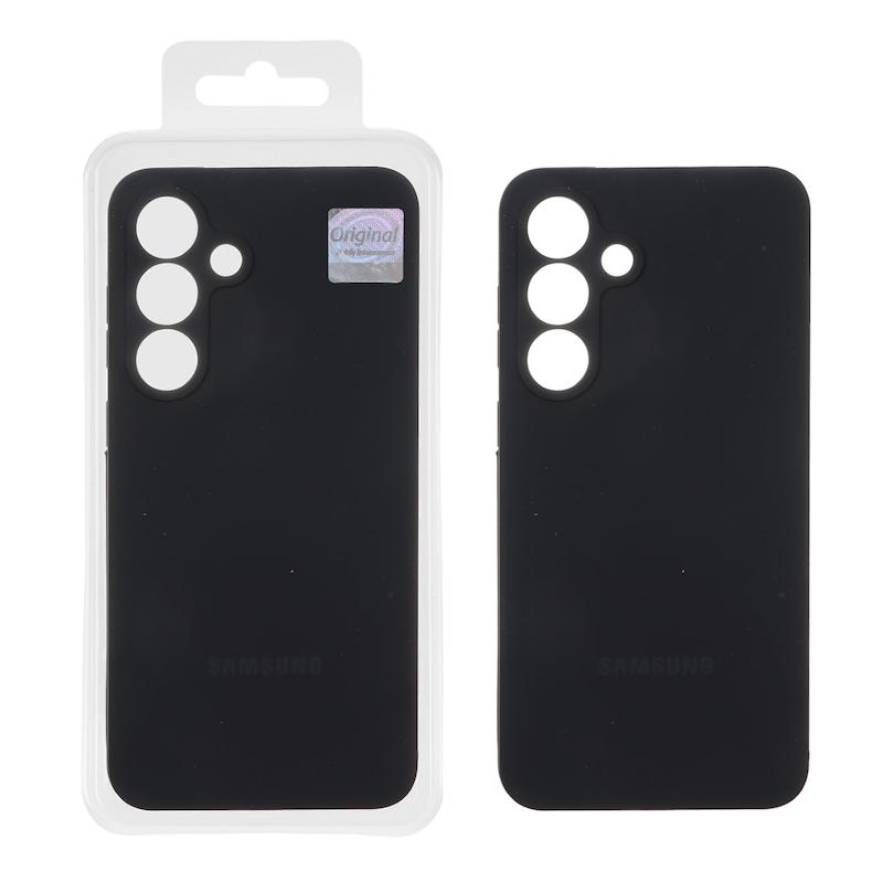 قاب گوشی Galaxy S25 FE سامسونگ سیلیکونی اورجینال پاک کنی درجه یک زیربسته مشکی کد 106994