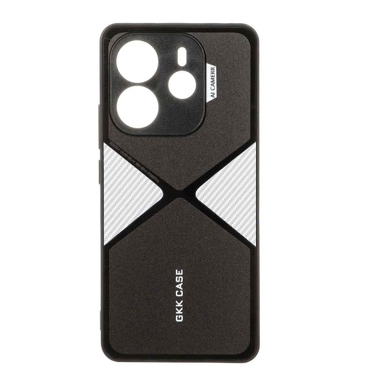 قاب گوشی Redmi Note 14 4G شیائومی اورجینال لاکچری دیزاین عنکبوتی GKK CASE آینه ای محافظ لنزدار کد 106669