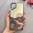 قاب گوشی Galaxy A12 / M12 سامسونگ اورجینال GOOD LUCK دور مات طرح DESERT کد 107031