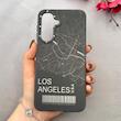 قاب گوشی Galaxy A17 سامسونگ اورجینال GOOD LUCK دور مات طرح LOS ANGELES کد 107082