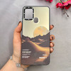 قاب گوشی Galaxy A21S سامسونگ اورجینال GOOD LUCK دور مات طرح DESERT کد 107086