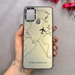 قاب گوشی Galaxy A21S سامسونگ اورجینال GOOD LUCK دور مات طرح سفر کد 107089