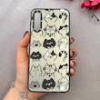 قاب گوشی Galaxy A30S / Galaxy A50S / Galaxy A50 سامسونگ اورجینال GOOD LUCK دور مات طرح گربه کد 107099
