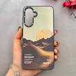 قاب گوشی Galaxy A56 سامسونگ اورجینال GOOD LUCK دور مات طرح DESERT کد 107150