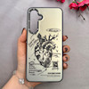 قاب گوشی Galaxy S24 FE سامسونگ اورجینال GOOD LUCK دور مات طرح قلب کد 107157