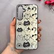قاب گوشی Galaxy S24 FE سامسونگ اورجینال GOOD LUCK دور مات طرح گربه کد 107160