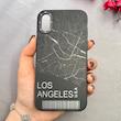 قاب گوشی iPhone X / iPhone XS آیفون اورجینال GOOD LUCK دور مات طرح LOS ANGELES کد 107234