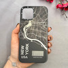 قاب گوشی iPhone 12 Pro Max آیفون اورجینال GOOD LUCK دور مات طرح NEW YORK کد 107249