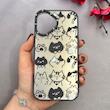 قاب گوشی iPhone 17 آیفون اورجینال GOOD LUCK دور مات طرح گربه کد 107266