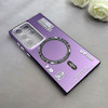 قاب گوشی Galaxy S24 Ultra سامسونگ So CooL اورجینال طرح مگ سیف اسپرت محافظ لنزدار بنفش کد 107542
