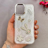 قاب گوشی iPhone 17 آیفون لاکچری رزینی لنز کرومی طرح خرگوش کد 107458
