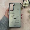 قاب گوشی Galaxy S21 FE سامسونگ So CooL سوکول اورجینال فانتزی دور مات دکمه کرومی طرح Smile کد 108491