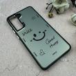 قاب گوشی Galaxy S21 FE سامسونگ So CooL سوکول اورجینال فانتزی دور مات دکمه کرومی طرح Smile کد 108491