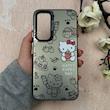 قاب گوشی Galaxy S23 FE سامسونگ So CooL سوکول اورجینال فانتزی دور مات دکمه کرومی طرح کیتی کد 108502