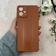 قاب گوشی Galaxy A06 سامسونگ Ultra Design سیلیکونی ژله ای محافظ لنز دار قهوه ای کد 108216