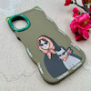 قاب گوشی Galaxy A06 سامسونگ سیلیکونی سولید SOLID منحنی عروسکی Love Story سبز کد 107710