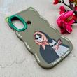 قاب گوشی Redmi Note 8 / Redmi Note 8 2021 شیائومی سیلیکونی سولید SOLID منحنی عروسکی Love Story سبز کد 107831