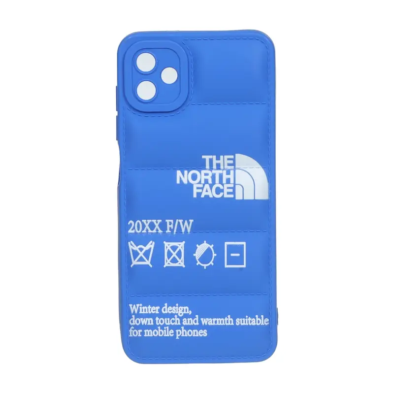 قاب گوشی Galaxy A04 / Galaxy M13 5G سامسونگ سیلیکون ژله ای پافر PC فانتزی زیر بسته محافظ لنز دار اسپرت آبی کد 106805