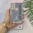 قاب گوشی Galaxy A10S سامسونگ لاین کمرا اورجینال Q Series فانتزی محافظ لنزدار طرح JORDAN خاکستری کد 107903
