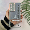 قاب گوشی Galaxy A35 سامسونگ لاین کمرا اورجینال Q Series فانتزی محافظ لنزدار طرح JORDAN خاکستری کد 107938
