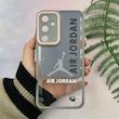 قاب گوشی Galaxy A35 سامسونگ لاین کمرا اورجینال Q Series فانتزی محافظ لنزدار طرح JORDAN خاکستری کد 107938