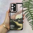 قاب گوشی Galaxy A55 سامسونگ لاین کمرا اورجینال Q Series فانتزی محافظ لنزدار طرح DESERT مشکی کد 107949