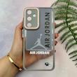 قاب گوشی Galaxy A55 سامسونگ لاین کمرا اورجینال Q Series فانتزی محافظ لنزدار طرح JORDAN خاکستری کد 107953