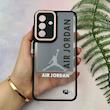 قاب گوشی Galaxy A56 سامسونگ لاین کمرا اورجینال Q Series فانتزی محافظ لنزدار طرح JORDAN مشکی کد 107956