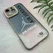 قاب گوشی iPhone 16 Pro Max آیفون لاین کمرا اورجینال Q Series فانتزی محافظ لنزدار طرح JORDAN خاکستری کد 107965