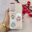 قاب گوشی Galaxy A15 سامسونگ اورجینال فانتزی سخت آینه ای لنز کرومی ایربگ دار طرح لبوبو کد 108014