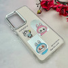 قاب گوشی Galaxy S25 FE سامسونگ اورجینال فانتزی سخت آینه ای لنز کرومی ایربگ دار طرح لبوبو کد 108029