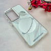 قاب گوشی Galaxy S25 FE سامسونگ اورجینال فانتزی سخت آینه ای لنز کرومی ایربگ دار طرح سیاره کد 108030