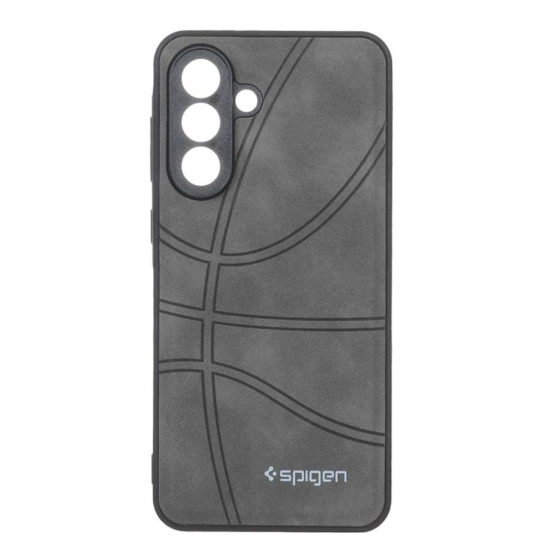 قاب گوشی Galaxy A36 / A56 سامسونگ جیر NBA اسپیجن Spigen ضد ضربه محافظ لنز دار خاکستری کد 109043