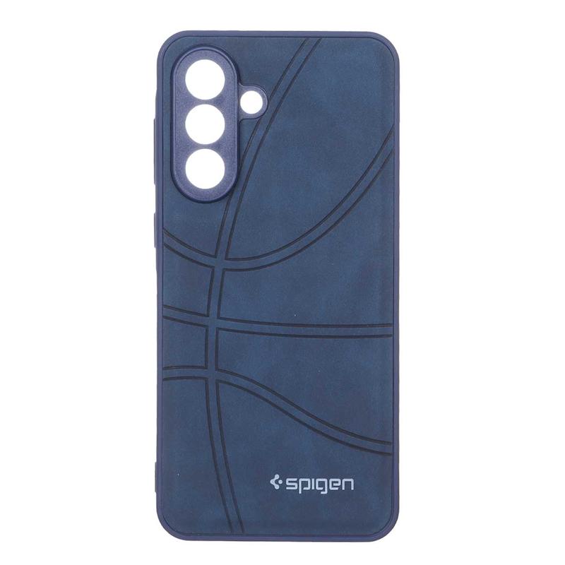 قاب گوشی Galaxy A36 / A56 سامسونگ جیر NBA اسپیجن Spigen ضد ضربه محافظ لنز دار سرمه ای کد 109045