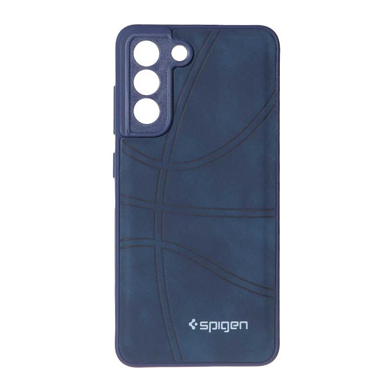 قاب گوشی Galaxy S21 FE سامسونگ جیر NBA اسپیجن Spigen ضد ضربه محافظ لنز دار سرمه ای کد 109052