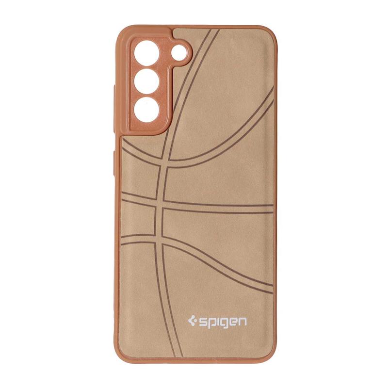 قاب گوشی Galaxy S21 FE سامسونگ جیر NBA اسپیجن Spigen ضد ضربه محافظ لنز دار نسکافه ای کد 109053