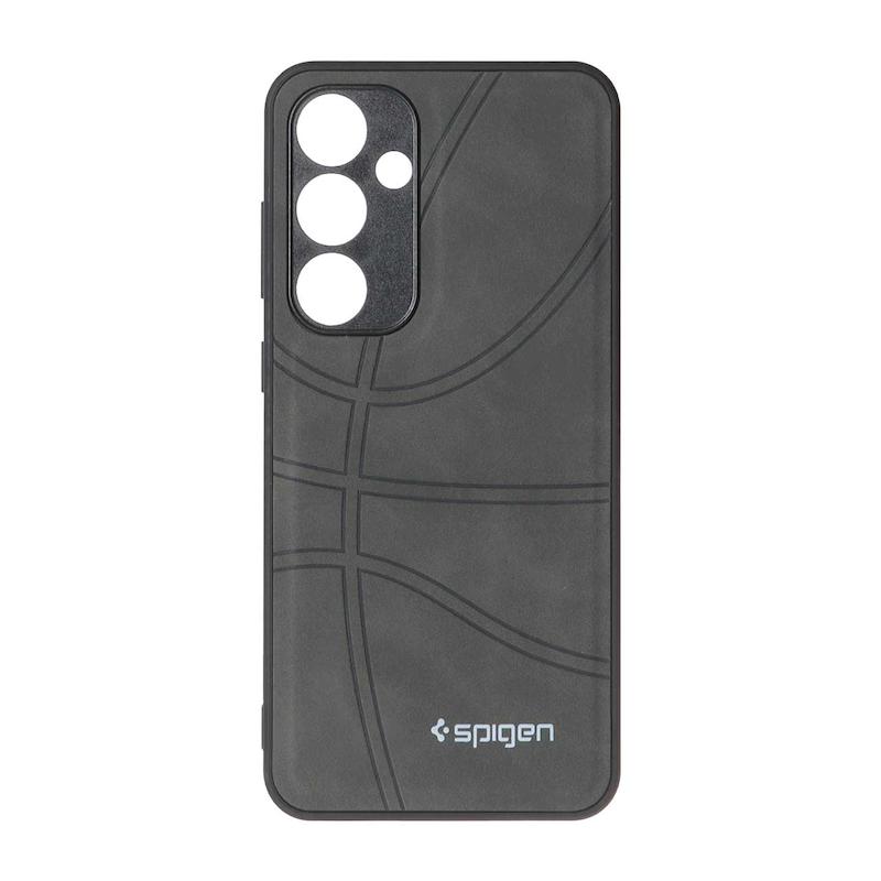 قاب گوشی Galaxy S24 FE سامسونگ جیر NBA اسپیجن Spigen ضد ضربه محافظ لنز دار خاکستری کد 109058