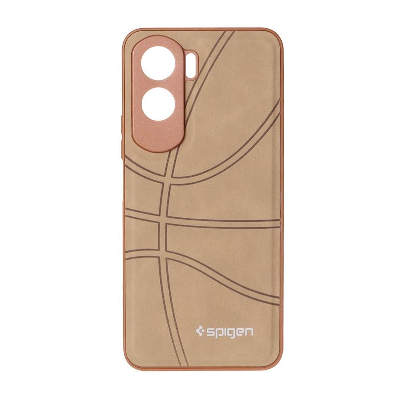 قاب گوشی Honor 90 Lite آنر جیر NBA اسپیجن Spigen ضد ضربه محافظ لنز دار نسکافه ای کد 109069