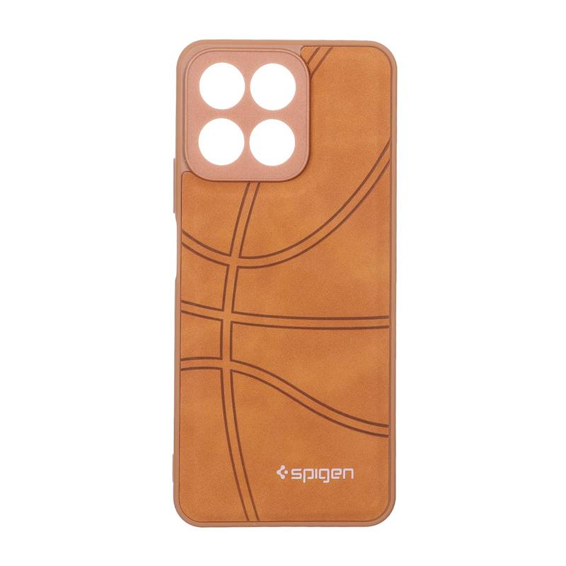 قاب گوشی Honor X7C آنر جیر NBA اسپیجن Spigen ضد ضربه محافظ لنز دار عسلی کد 109084