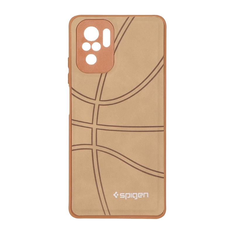 قاب گوشی Redmi Note 10S / Redmi Note 10 4G / Poco M5S شیائومی جیر NBA اسپیجن Spigen ضد ضربه محافظ لنز دار نسکافه ای کد 109116