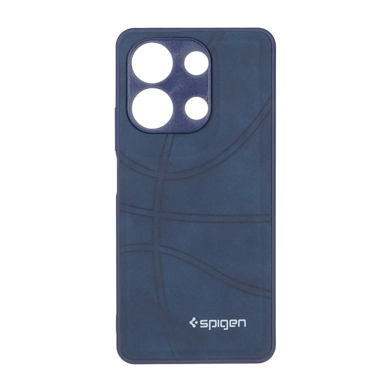 قاب گوشی Redmi Note 13 4G شیائومی جیر NBA اسپیجن Spigen ضد ضربه محافظ لنز دار سرمه ای کد 109126