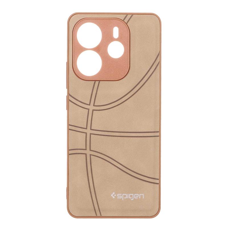 قاب گوشی Redmi Note 14 4G شیائومی جیر NBA اسپیجن Spigen ضد ضربه محافظ لنز دار نسکافه ای کد 109134