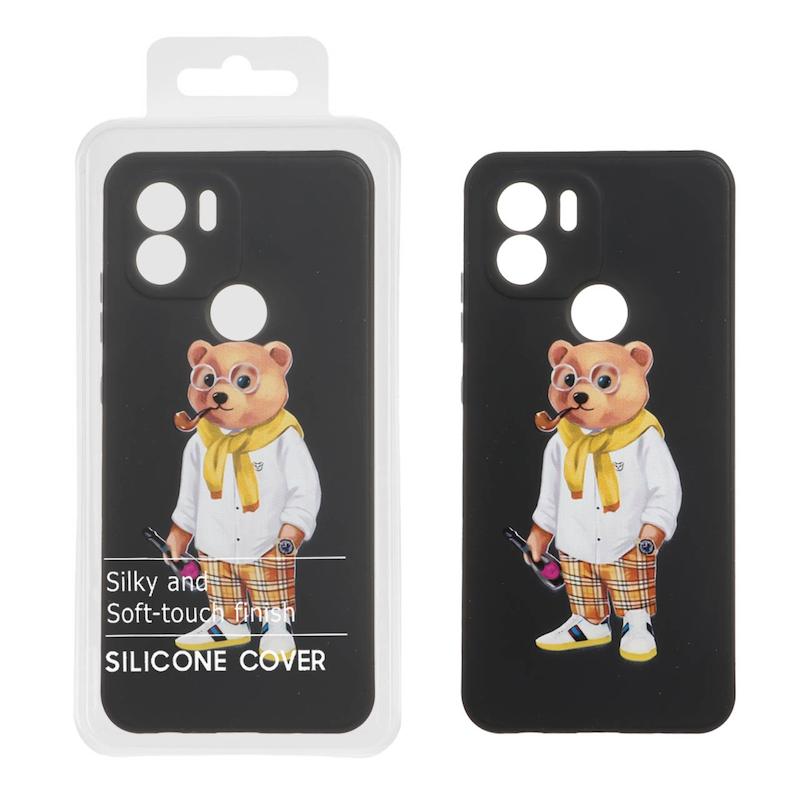 قاب گوشی Redmi A1 Plus / Redmi A2 Plus / Poco C50 شیائومی سیلیکونی فانتزی محافظ لنزدار کد 109217