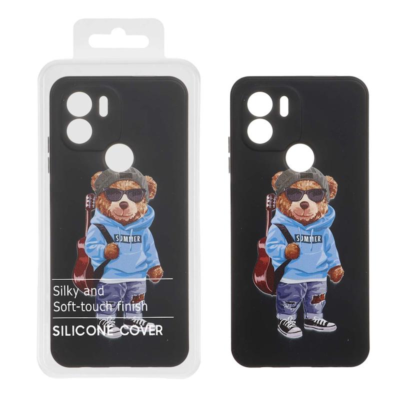 قاب گوشی Redmi A1 Plus / Redmi A2 Plus / Poco C50 شیائومی سیلیکونی فانتزی محافظ لنزدار کد 109219