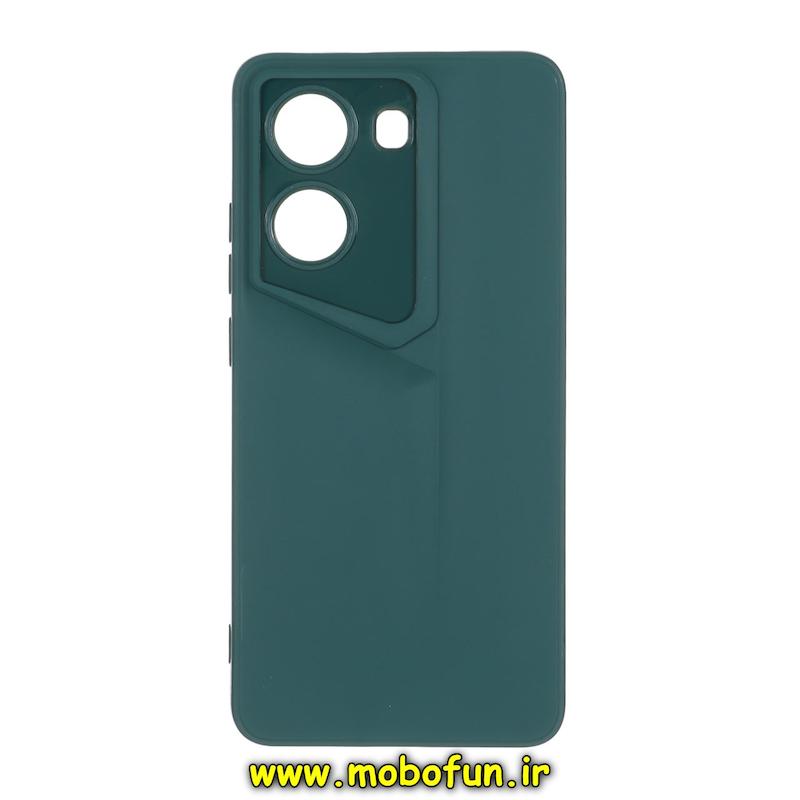قاب گوشی Poco X7 Pro شیائومی سری Porsche Design سیلیکونی ژله ای محافظ لنز دار سبز کد 94826