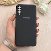 قاب گوشی Galaxy A30S / Galaxy A50S / Galaxy A50 سامسونگ سیلیکونی اورجینال پاک کنی درجه یک زیربسته مشکی کد 109316