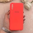 قاب گوشی Galaxy A30S / Galaxy A50S / Galaxy A50 سامسونگ سیلیکونی اورجینال پاک کنی درجه یک زیربسته قرمز کد 109317