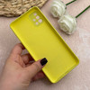 قاب گوشی Galaxy A51 سامسونگ سیلیکونی اورجینال پاک کنی درجه یک زیربسته زرد کد 109328